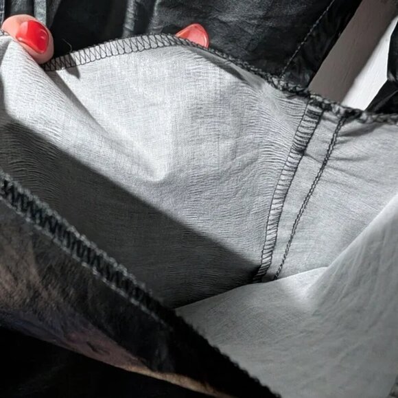 Sportmax | Bella Coated Trousers In Black - Picture 14 of 16